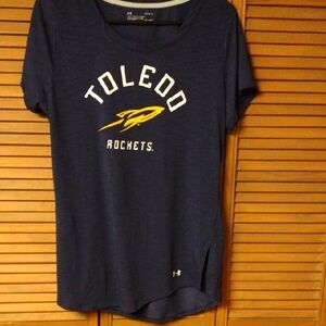 Women's Under Armour Toledo Rockets Short Sleeve Tee Large